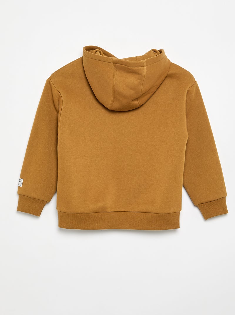 Bedruckter Kapuzenpullover Jaune - Kiabi