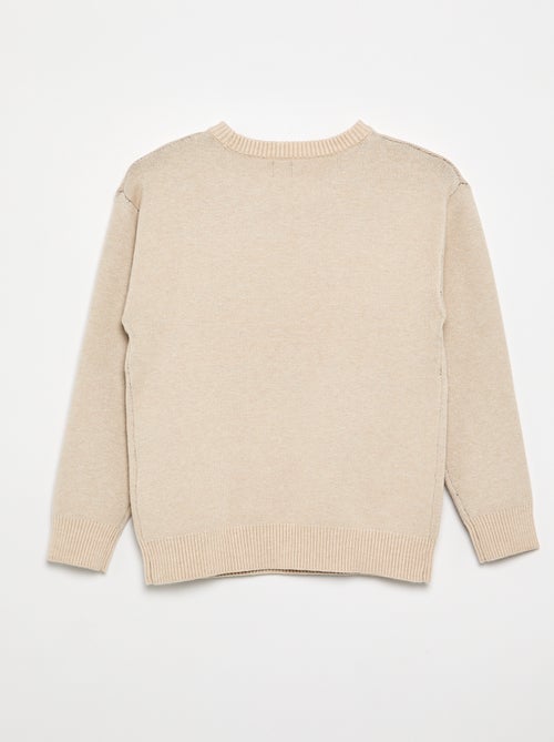 Bedruckter Langarm-Pullover - Kiabi