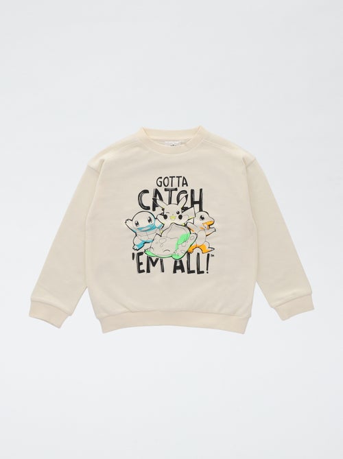 Bedruckter 'Pokémon'-Pullover aus Baumwolle - Kiabi