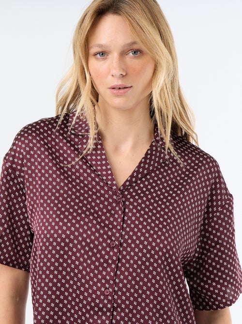 Bedruckter Pyjama aus leichter Maschenware - Kiabi
