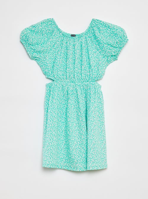 Bedrucktes Crêpe-Strickkleid - Kiabi