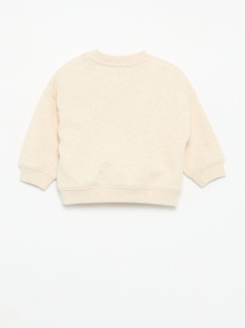 Bedrucktes Disney-Sweatshirt Beige - Kiabi