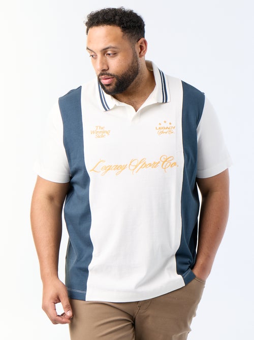 Bedrucktes Jersey-Polohemd - Kiabi