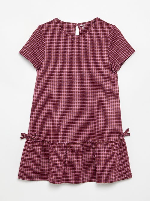 Bedrucktes Kleid mit kurzen Ärmeln - Kiabi Bedrucktes Kleid mit kurzen Ärmeln - Kiabi