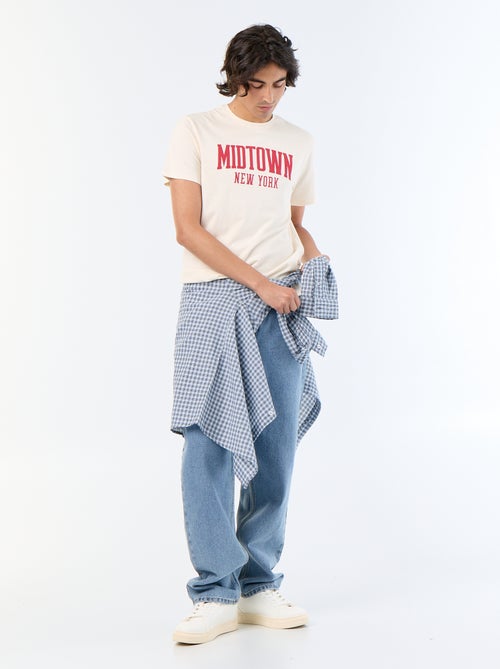 Bedrucktes Kurzarm-T-Shirt - Kiabi