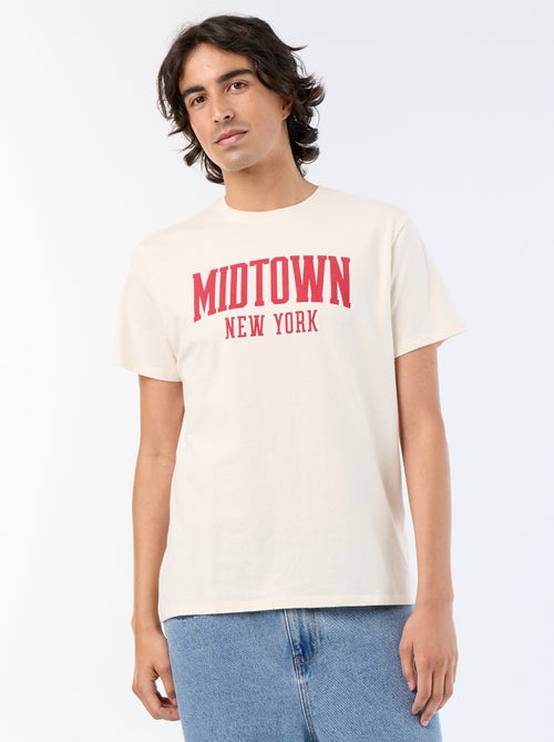 Bedrucktes Kurzarm-T-Shirt - Kiabi