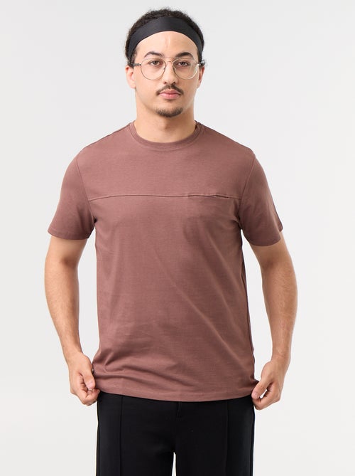 Bedrucktes Kurzarm-T-Shirt – Kollektion leicht anzuziehen - Kiabi