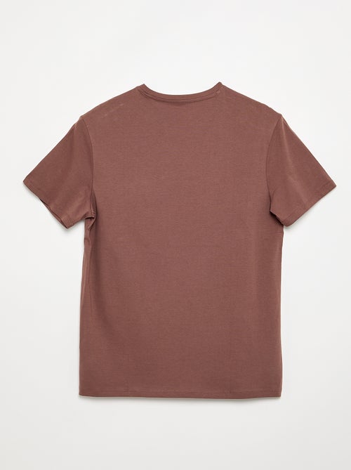 Bedrucktes Kurzarm-T-Shirt – Kollektion leicht anzuziehen - Kiabi