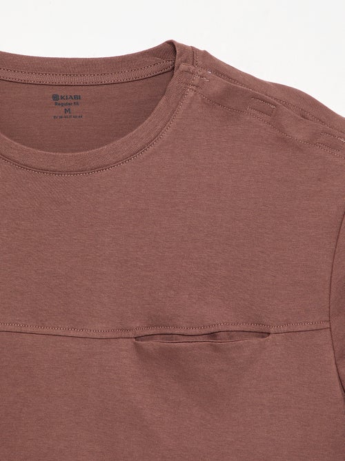 Bedrucktes Kurzarm-T-Shirt – Kollektion leicht anzuziehen - Kiabi