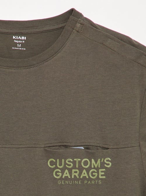 Bedrucktes Kurzarm-T-Shirt – Kollektion leicht anzuziehen - Kiabi