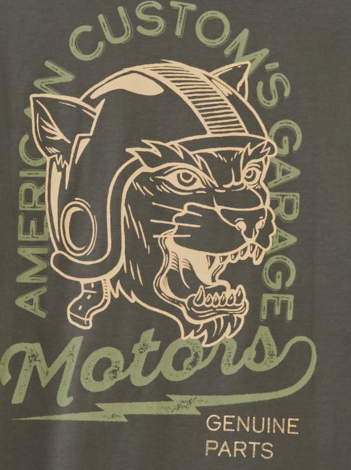 Bedrucktes Kurzarm-T-Shirt – Kollektion leicht anzuziehen - Kiabi
