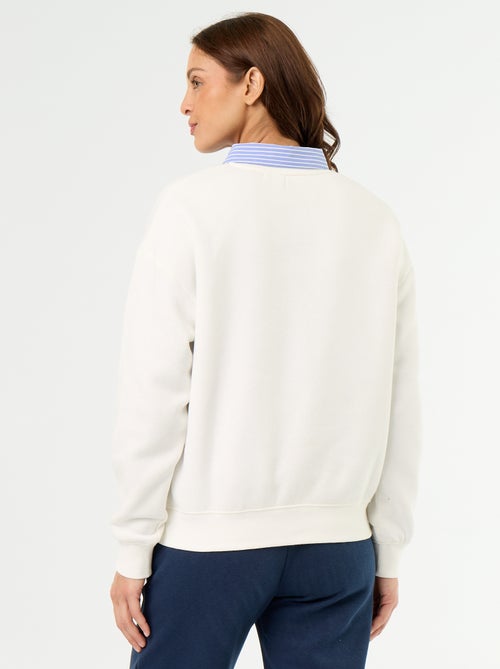 Bedrucktes Langarm-Sweatshirt - Kiabi