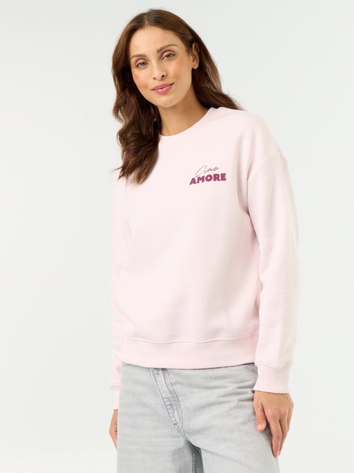 Bedrucktes Langarm-Sweatshirt - Kiabi