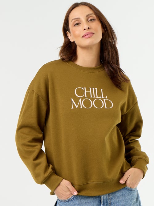 Bedrucktes Langarm-Sweatshirt - Kiabi