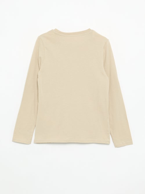 Bedrucktes Langarm-T-Shirt - Kiabi