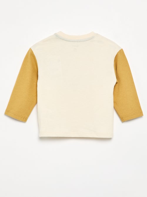 Bedrucktes Langarm-T-Shirt - Kiabi