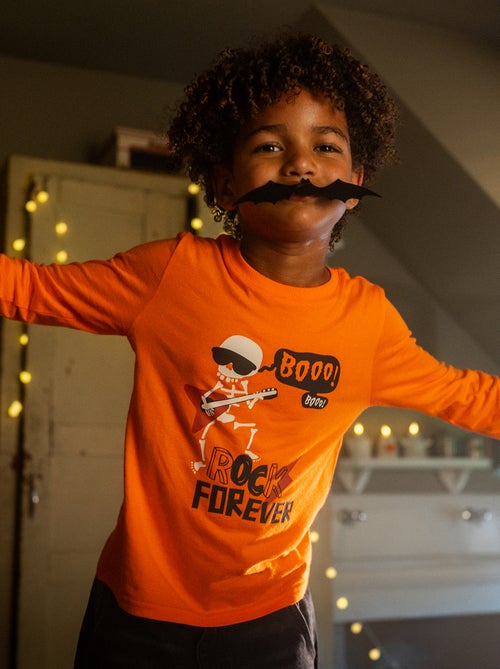 Bedrucktes Langarm-T-Shirt - Kiabi