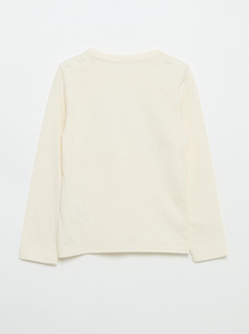 Bedrucktes Langarm-T-Shirt - Kiabi