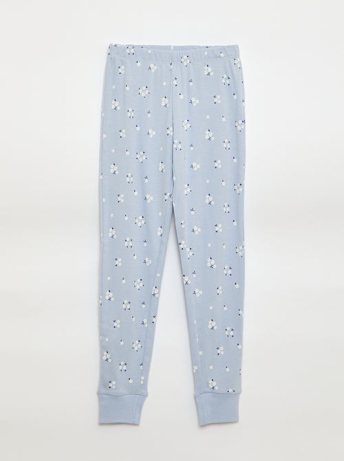 Bedrucktes Pyjama-Set: T-Shirt und Hose – 2-teilig - Kiabi