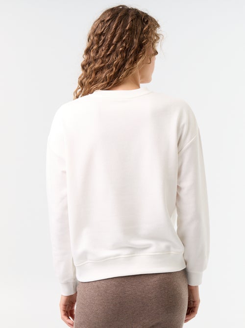 Bedrucktes Rundhals-Sweatshirt - Kiabi