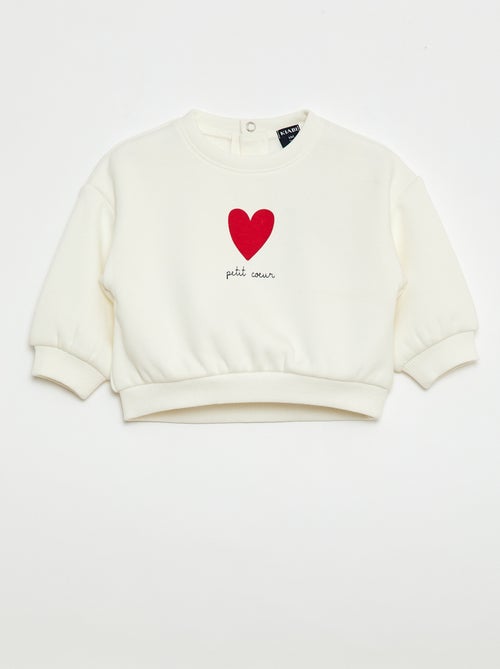 Bedrucktes Rundhals-Sweatshirt - Kiabi