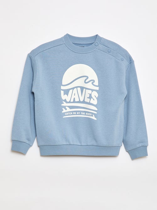 Bedrucktes Sweatshirt - Einfach anzuziehende Kollektion - Kiabi