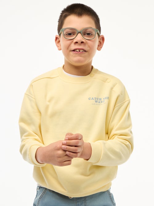 Bedrucktes Sweatshirt - Einfach anzuziehende Kollektion - Kiabi