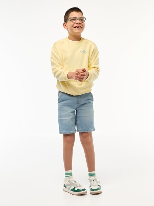 Bedrucktes Sweatshirt - Einfach anzuziehende Kollektion - Kiabi