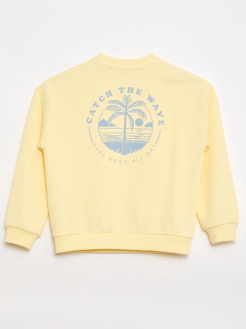 Bedrucktes Sweatshirt - Einfach anzuziehende Kollektion - Kiabi