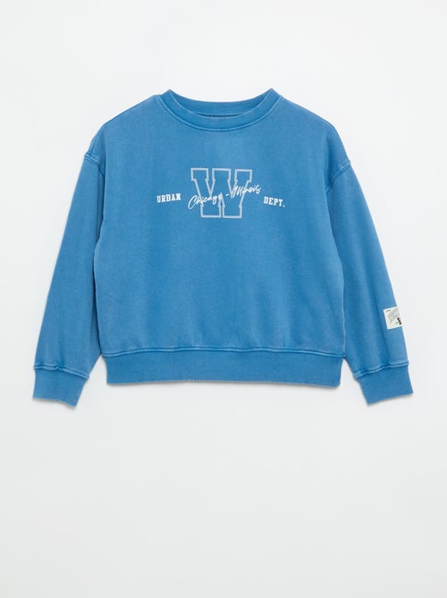 Bedrucktes Sweatshirt aus French Terry - Kiabi