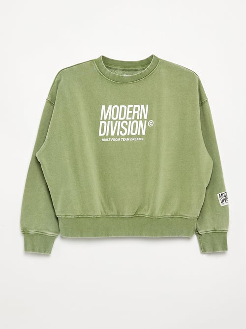 Bedrucktes Sweatshirt aus French Terry - Kiabi