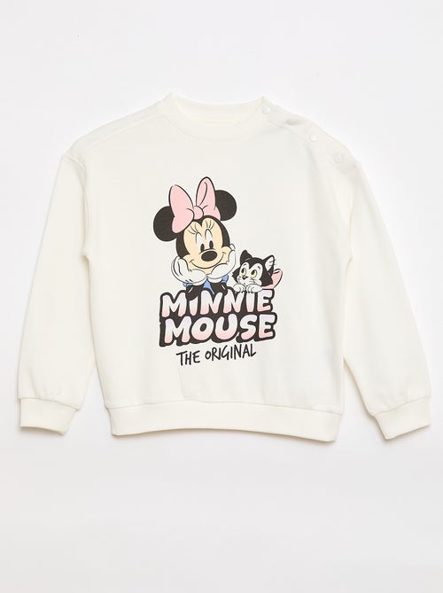Bedrucktes Sweatshirt – "Minnie" "Disney" – Kollektion zum einfachen Anziehen - Kiabi Bedrucktes Sweatshirt – "Minnie" "Disney" – Kollektion zum einfachen Anziehen - Kiabi