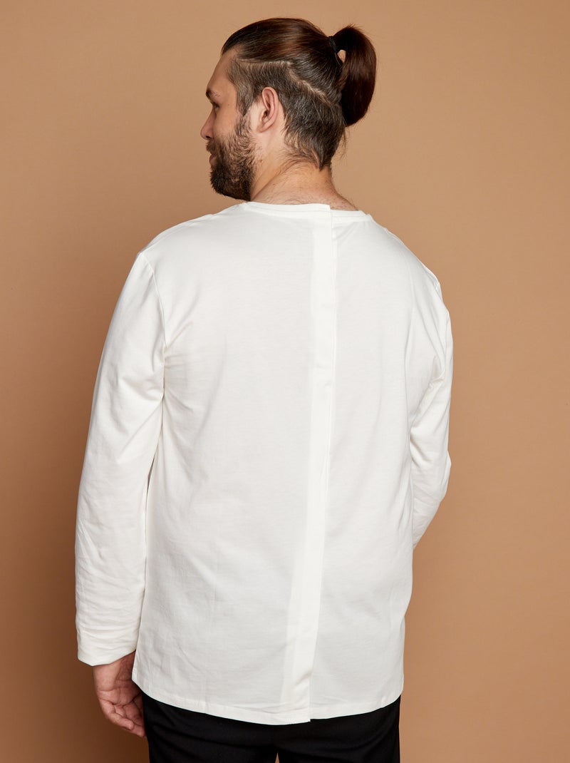 Bedrucktes T-Shirt - Kollektion für einfaches Anziehen Weiß - Kiabi