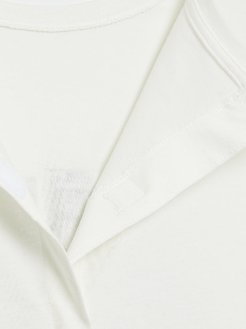Bedrucktes T-Shirt - Kollektion für einfaches Anziehen Weiß - Kiabi