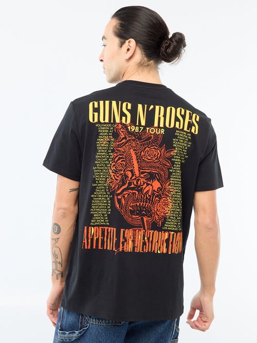 Bedrucktes T-Shirt 'Gun\'n\'roses' - Kiabi