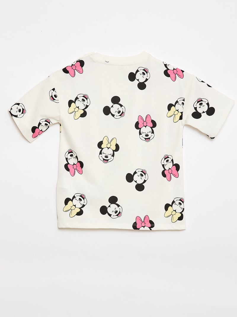 Bedrucktes T-Shirt 'Mickey' - Einfach anzuziehende Kollektion Weiß - Kiabi