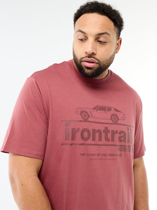 Bedrucktes T-Shirt mit kurzen Ärmeln und Rundhalsausschnitt - Kiabi