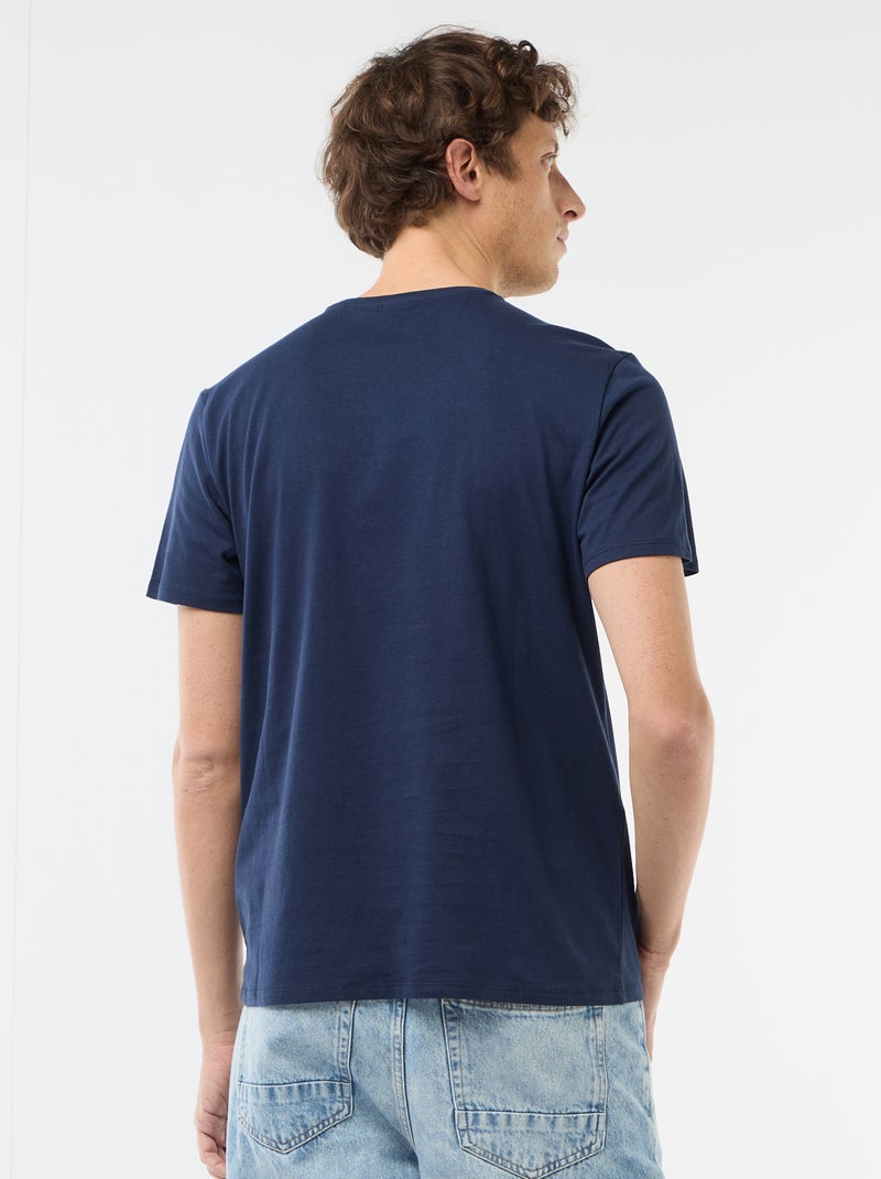 Bedrucktes T-Shirt 'One piece' Marineblau - Kiabi