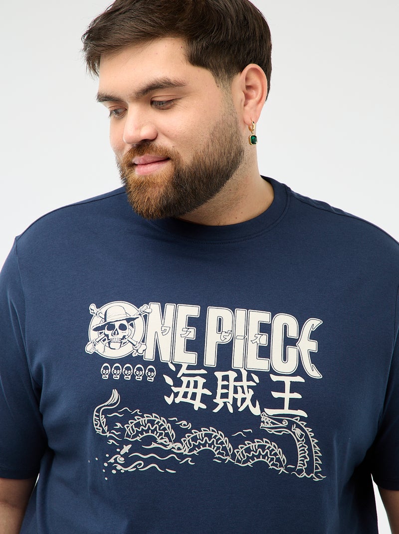 Bedrucktes T-Shirt 'One Piece' Schwarz - Kiabi