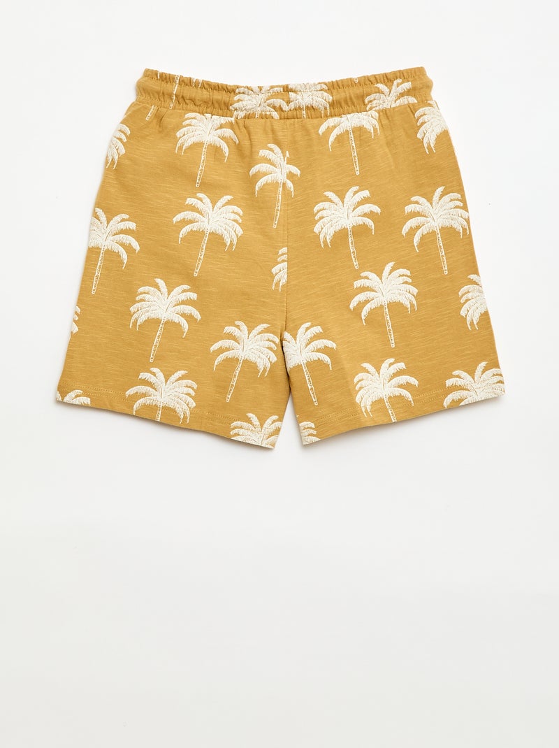 Bermuda à motif Jaune - Kiabi