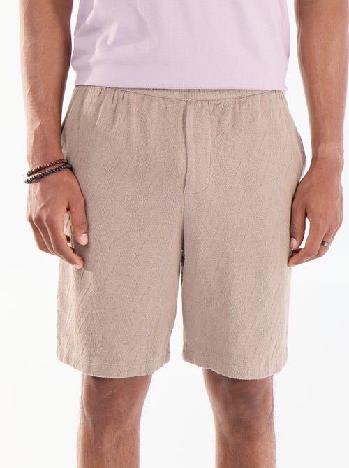 Bermuda aus leichtem Sweatstoff - Kiabi Bermuda aus leichtem Sweatstoff - Kiabi