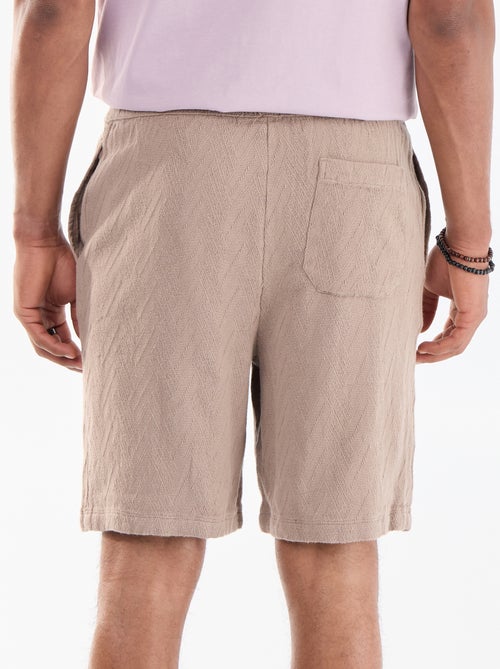 Bermuda aus leichtem Sweatstoff - Kiabi Bermuda aus leichtem Sweatstoff - Kiabi
