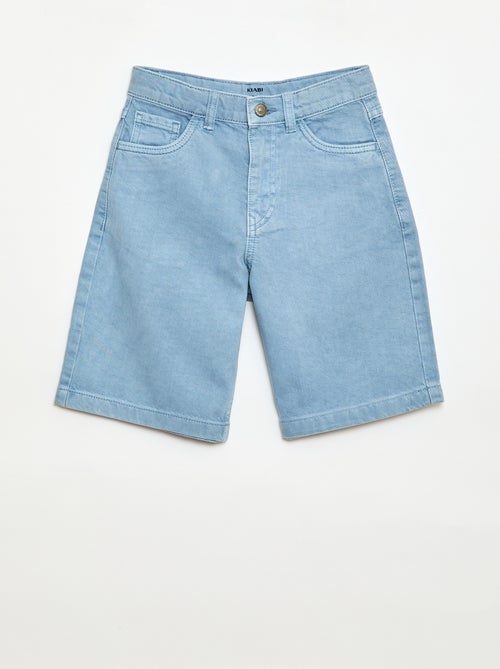 Bermuda aus Twill mit 5 Taschen - Kiabi
