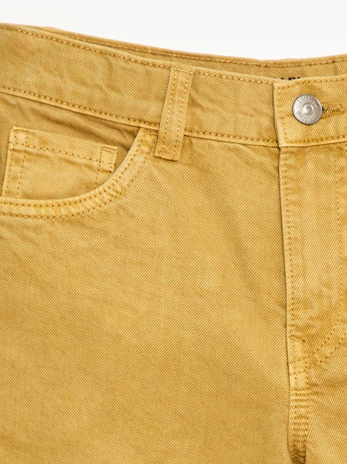 Bermuda aus Twill mit 5 Taschen - Kiabi