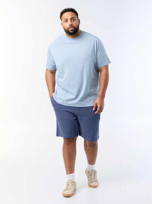 Bermuda chino à la taille élastiquée - Kiabi Bermuda chino à la taille élastiquée - Kiabi