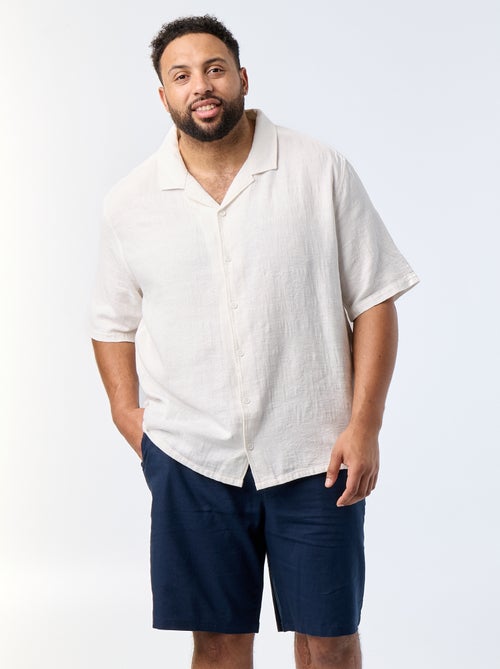 Bermuda chino avec cordons de serrage - Kiabi Bermuda chino avec cordons de serrage - Kiabi