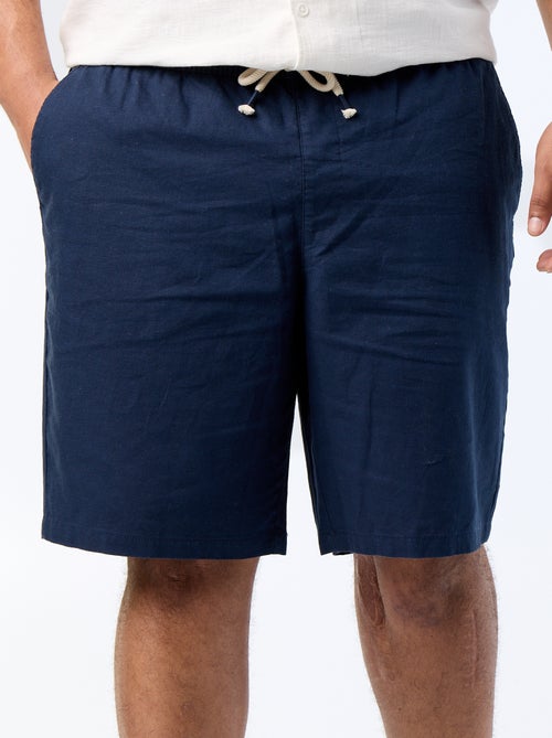 Bermuda chino avec cordons de serrage - Kiabi Bermuda chino avec cordons de serrage - Kiabi