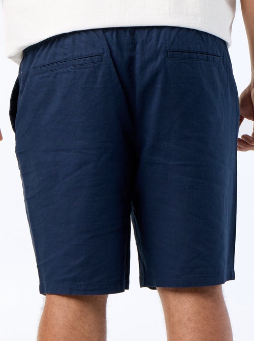 Bermuda chino avec cordons de serrage - Kiabi Bermuda chino avec cordons de serrage - Kiabi