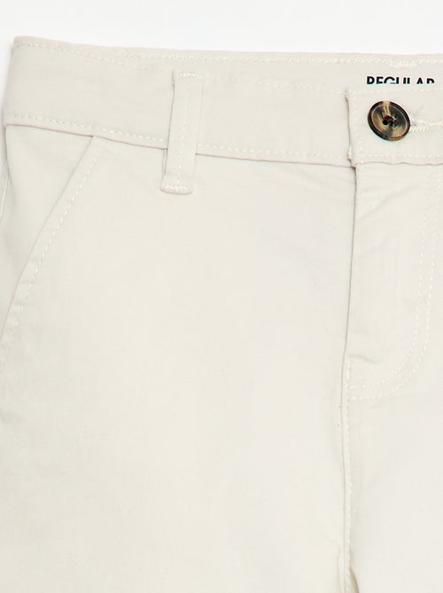 Bermuda chino en twill - Kiabi