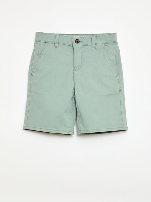 Bermuda chino en twill - Kiabi